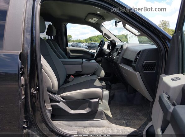 1FTEW1EB2JFD04983 2018 FORD F150 Black Вид салону спереду