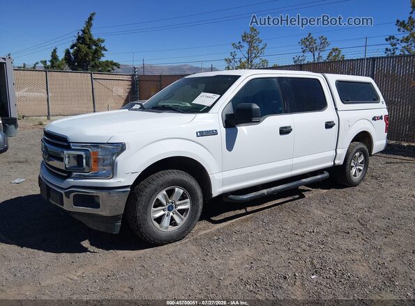 1FTEW1EB2JKC96813 2018 FORD F150 White Vista tres cuartos delantera izquierda