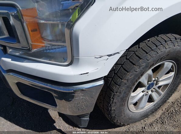 1FTEW1EB2JKC96813 2018 FORD F150 White Vista del cuadro de instrumentos