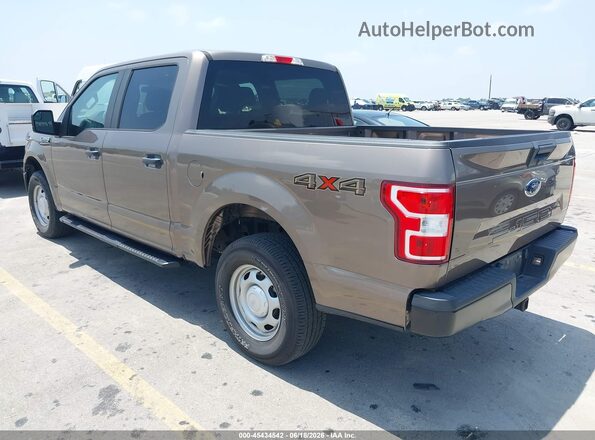 1FTEW1EB2JKE38318 2018 FORD F150 Brown Tył lewy