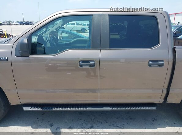 1FTEW1EB2JKE38318 2018 FORD F150 Brown Widok wnętrza 360 stopni