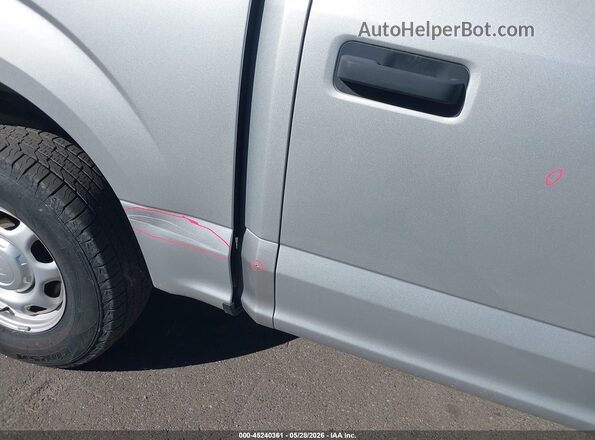 1FTEW1EB2JKE38352 2018 FORD F150 Gray Vista frontal