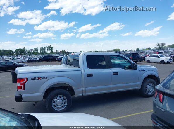 1FTEW1EB2JKE38352 2018 FORD F150 Gray Vista interior trasera