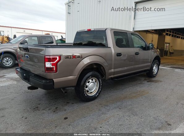 1FTEW1EB2JKF08481 2018 FORD F150 Brown უკანა მარჯვენა