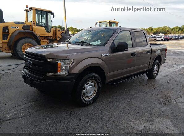 1FTEW1EB2JKF08481 2018 FORD F150 Brown წინა მარცხენა ხედი სამი მეოთხედიდან