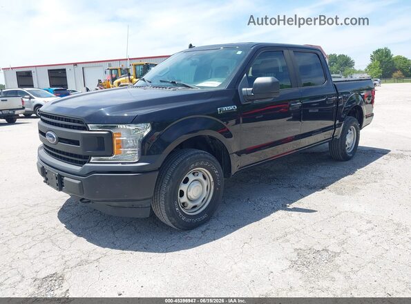 1FTEW1EB2LKD68256 2020 FORD F150 Black წინა მარცხენა ხედი სამი მეოთხედიდან