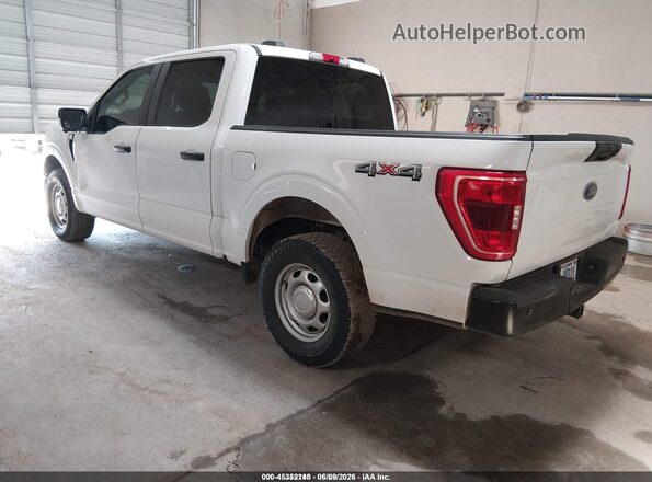 1FTEW1EB2MKD87942 2021 FORD F150 White Trasero izquierdo