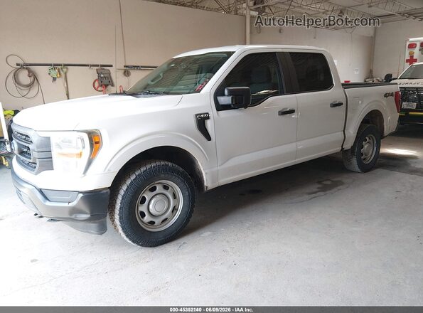 1FTEW1EB2MKD87942 2021 FORD F150 White Vista tres cuartos delantera izquierda