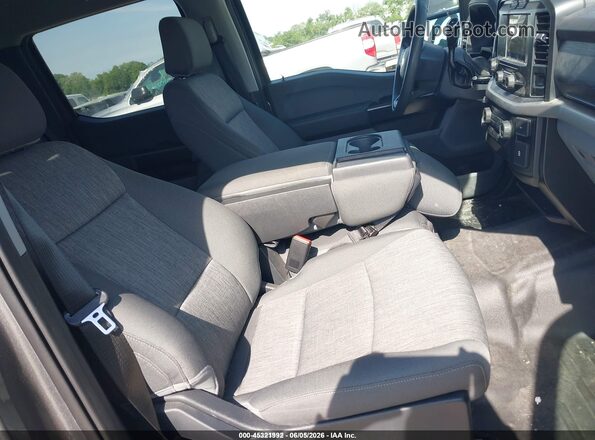1FTEW1EB2MKE70772 2021 FORD F150 Gray Front interior view