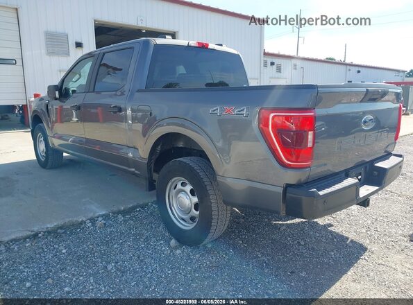 1FTEW1EB2MKE70772 2021 FORD F150 Gray Rear left