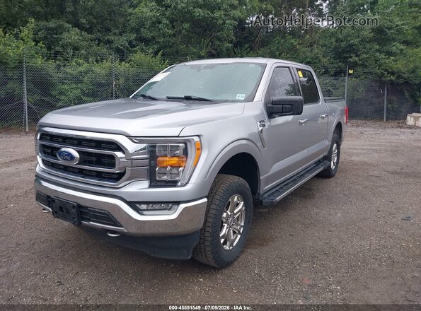 1FTEW1EB3MFC72582 2021 FORD F150 Silver Front left