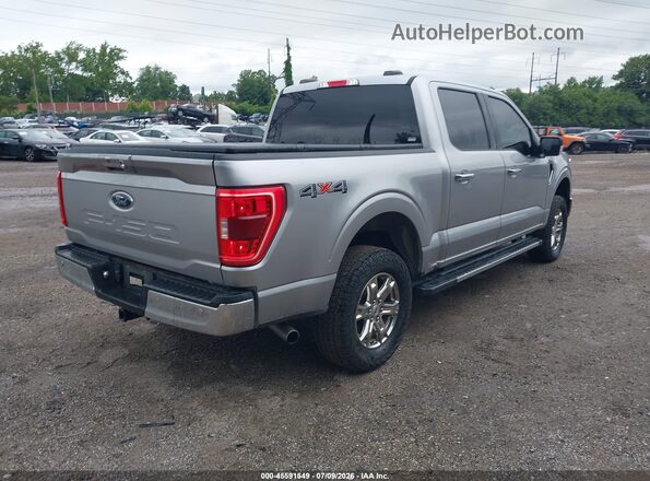 1FTEW1EB3MFC72582 2021 FORD F150 Silver Rear right