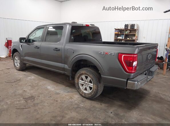 1FTEW1EB3NKD45250 2022 FORD F150 Gray უკანა მარცხენა