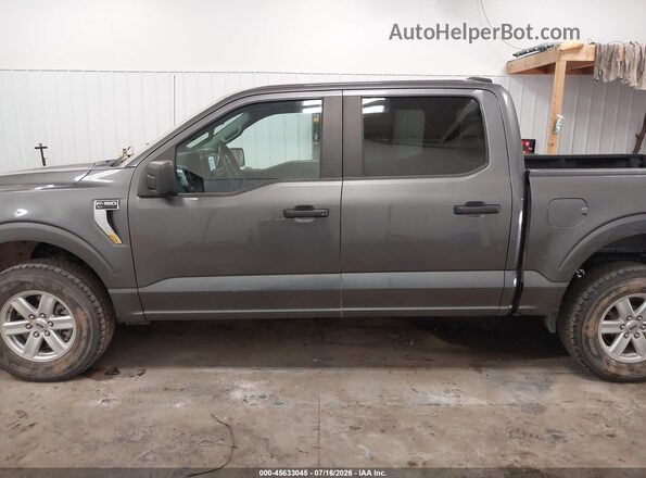 1FTEW1EB3NKD45250 2022 FORD F150 Gray სალონის 360-გრადუსიანი ხედი