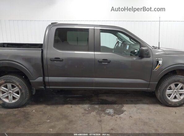 1FTEW1EB3NKD45250 2022 FORD F150 Gray უკანა სალონის ხედი