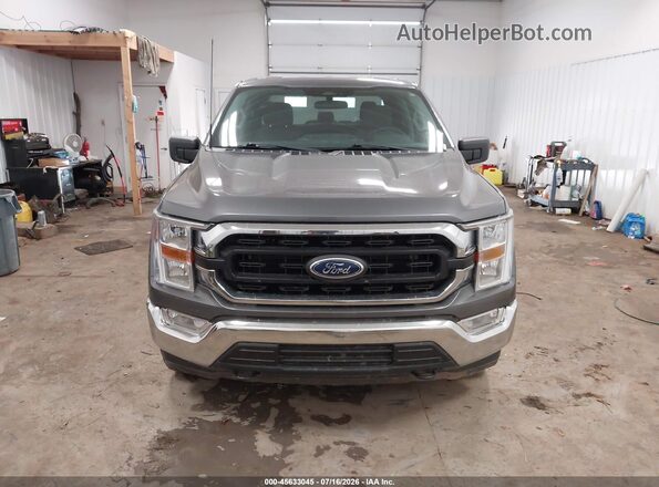 1FTEW1EB3NKD45250 2022 FORD F150 Gray ხელსაწყოთა პანელის ხედი