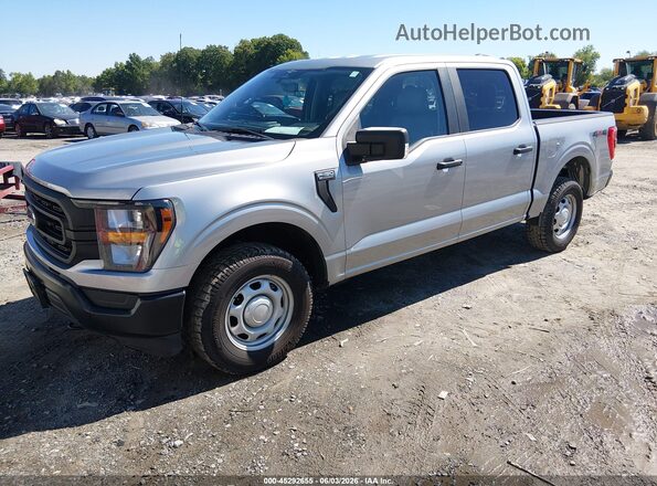 1FTEW1EB3PKD32727 2023 FORD F150 Серый Передняя левая четверть