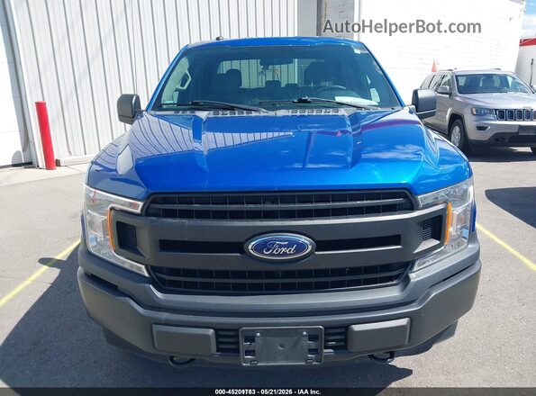 1FTEW1EB4JKE38353 2018 FORD F150 Blue Панорамний вид салону 360°