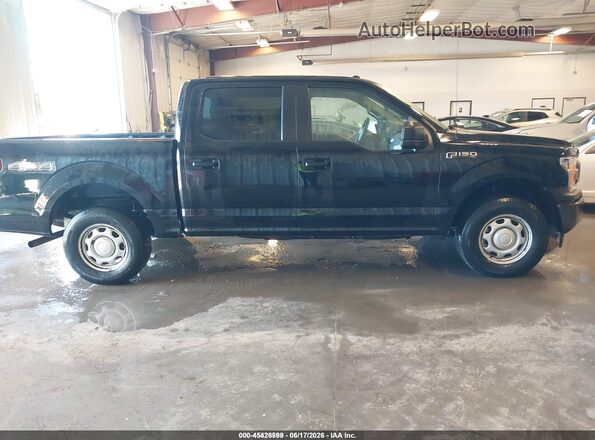 1FTEW1EB4JKE41009 2018 FORD F150 Black Widok wnętrza z tyłu