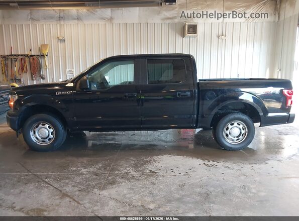 1FTEW1EB4JKE41009 2018 FORD F150 Black Widok wnętrza 360 stopni