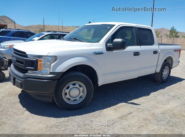 1FTEW1EB4LKE13391 2020 FORD F150 White Առջևի ձախ երեք քառորդ տեսարան