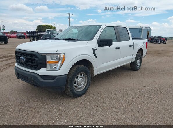 1FTEW1EB4MFB81210 2021 FORD F150 White Vista tres cuartos delantera izquierda