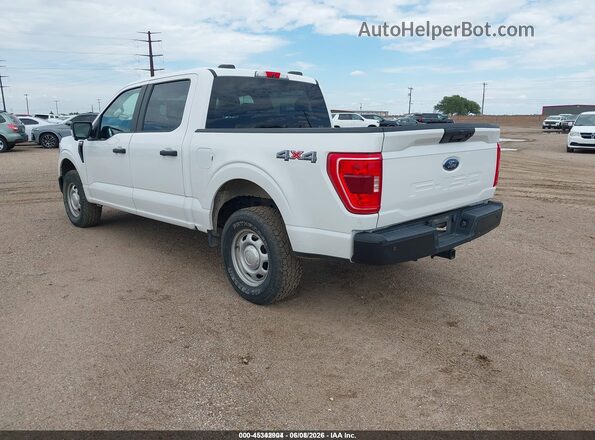 1FTEW1EB4MFB81210 2021 FORD F150 White Trasero izquierdo