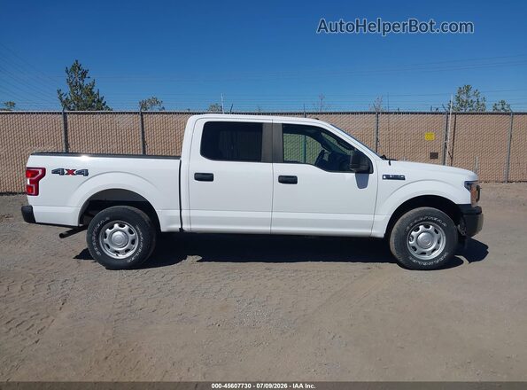 1FTEW1EB5JKE97556 2018 FORD F150 White Widok wnętrza z tyłu