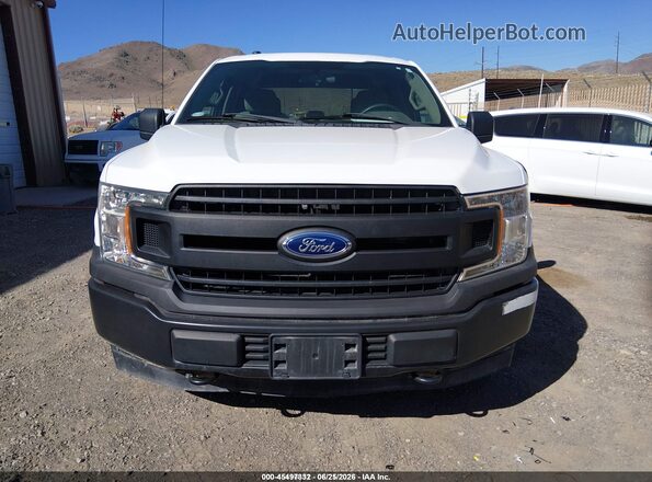 1FTEW1EB5JKF08538 2018 FORD F150 White Вид щитка приладів