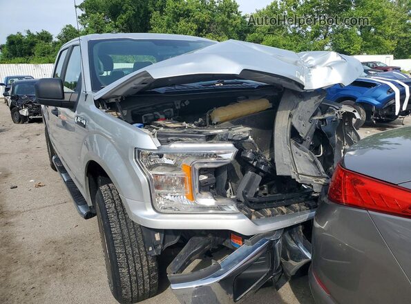 1FTEW1EB5JKF56203 2018 FORD F150 Silver Front view