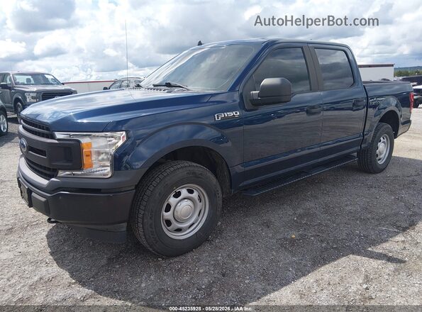1FTEW1EB5LKD26521 2020 FORD F150 Blue წინა მარცხენა ხედი სამი მეოთხედიდან