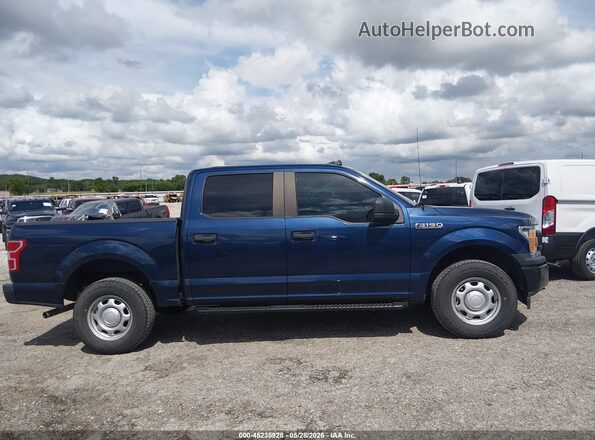 1FTEW1EB5LKD26521 2020 FORD F150 Blue უკანა სალონის ხედი