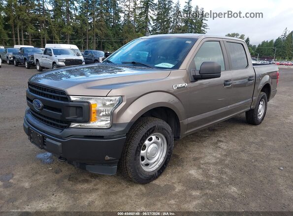 1FTEW1EB5LKF21177 2020 FORD F150 Gray Առջևի ձախ երեք քառորդ տեսարան
