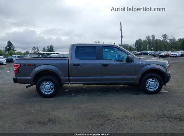 1FTEW1EB5LKF21177 2020 FORD F150 Gray 