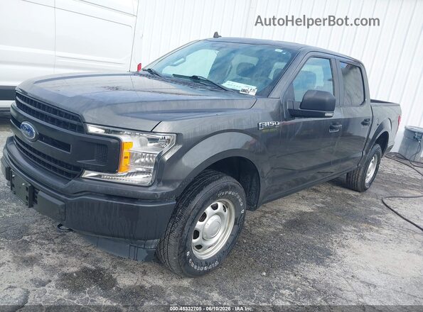 1FTEW1EB5LKF21308 2020 FORD F150 Gray Передня ліва чверть
