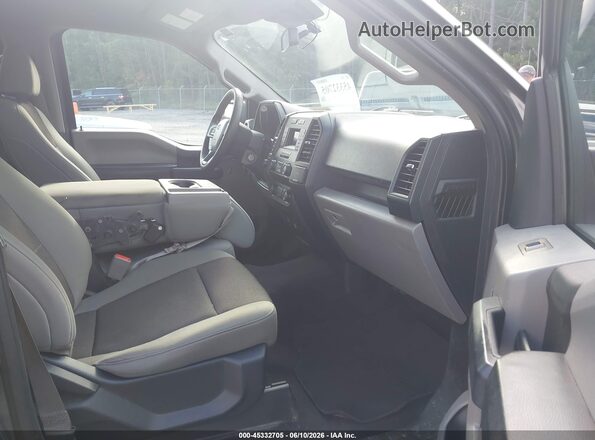1FTEW1EB5LKF21308 2020 FORD F150 Gray Вид салону спереду