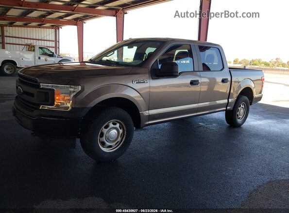 1FTEW1EB6JFD04968 2018 FORD F150 Brown Առջևի ձախ երեք քառորդ տեսարան