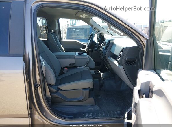 1FTEW1EB6JFD04971 2018 FORD F150 Brown წინა სალონის ხედი