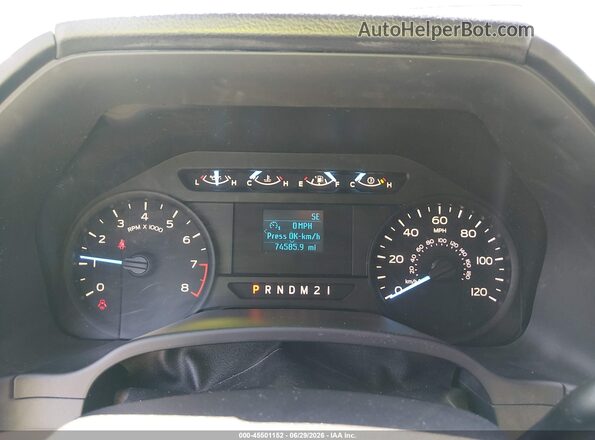 1FTEW1EB6JFD04985 2018 FORD F150 Blue უკანა სავარძლების ხედი