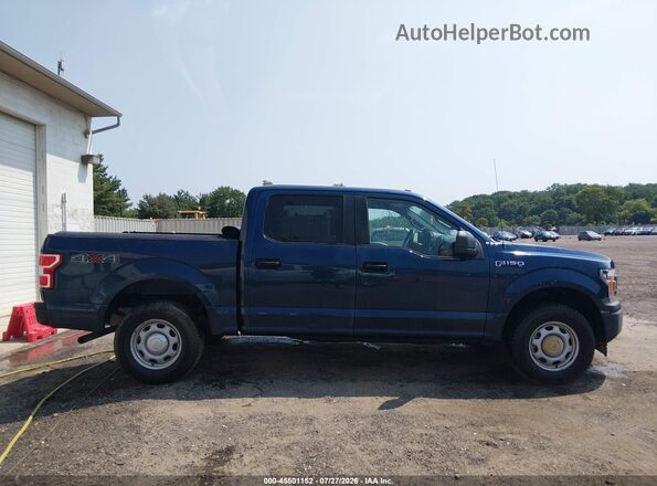 1FTEW1EB6JFD04985 2018 FORD F150 Blue უკანა სალონის ხედი