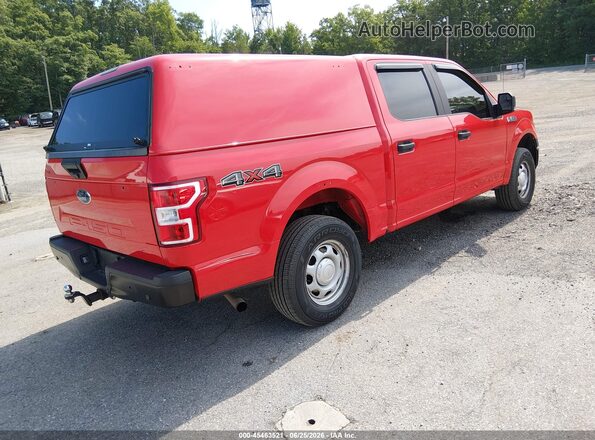 1FTEW1EB6JKE97565 2018 FORD F150 Красный Задняя правая четверть