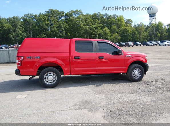 1FTEW1EB6JKE97565 2018 FORD F150 Красный Вид задней части салона