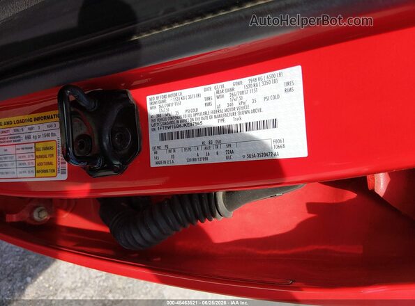 1FTEW1EB6JKE97565 2018 FORD F150 Красный Вид подкапотного пространства
