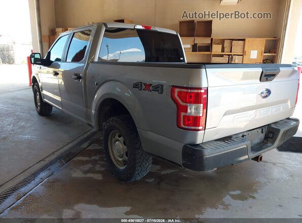 1FTEW1EB6LKF21575 2020 FORD F150 Silver უკანა მარცხენა