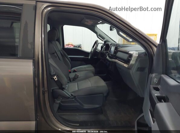 1FTEW1EB6MFB64960 2021 FORD F150 Brown Vista interior delantera