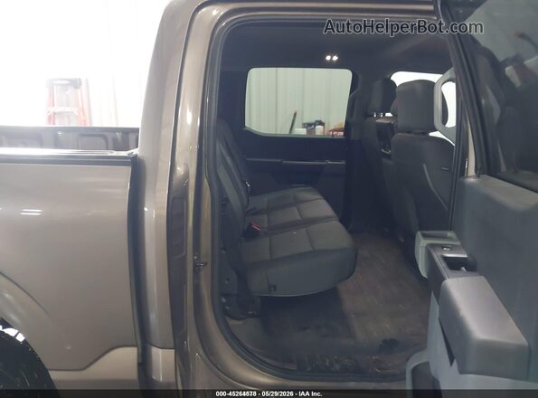 1FTEW1EB6MFB64960 2021 FORD F150 Brown Vista de la etiqueta del VIN