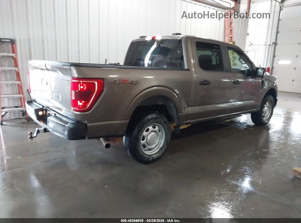 1FTEW1EB6MFB64960 2021 FORD F150 Brown Trasero derecho