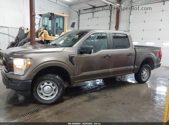 1FTEW1EB6MFB64960 2021 FORD F150 Brown 