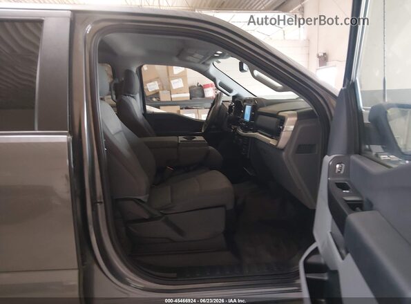 1FTEW1EB6MFB81189 2021 FORD F150 Gray წინა სალონის ხედი