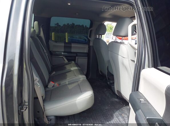 1FTEW1EB7JFD04946 2018 FORD F150 Gray VIN կոդի պիտակի տեսք